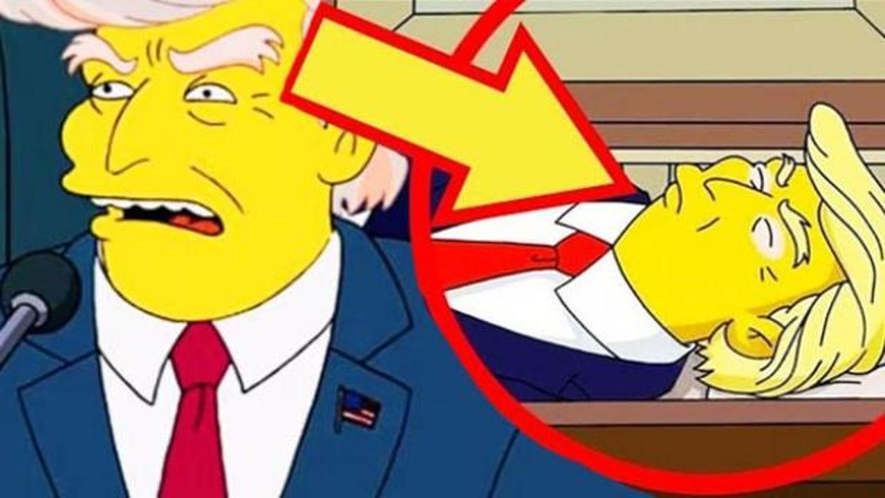 Simpsonlar’da Trump’ın ölüm görüntüleri ortalığı karıştırdı: Yapımcıdan şok açıklama!
