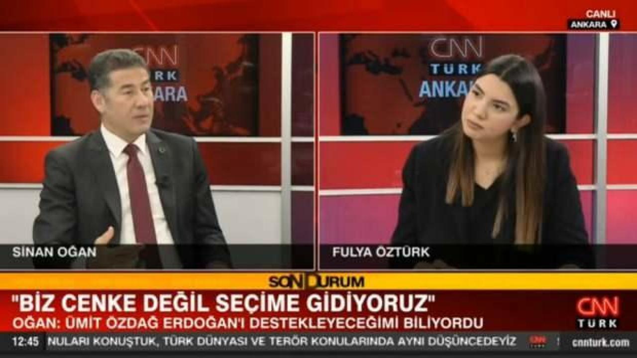 Sinan Oğan: Erdoğan ikinci turda yüzde 53 ve üzerinde oy alır