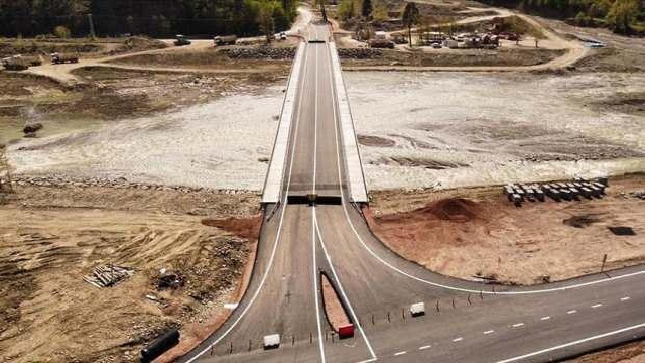 Sinop'ta sel sularının yıktığı İkisu Köprüsü'nün yapımı tamamlandı