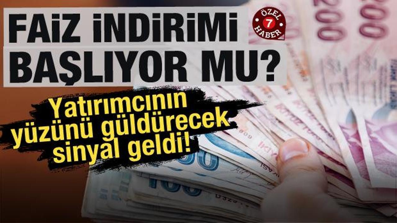 Sinyal geldi! Aralık ayında faiz inecek mi?