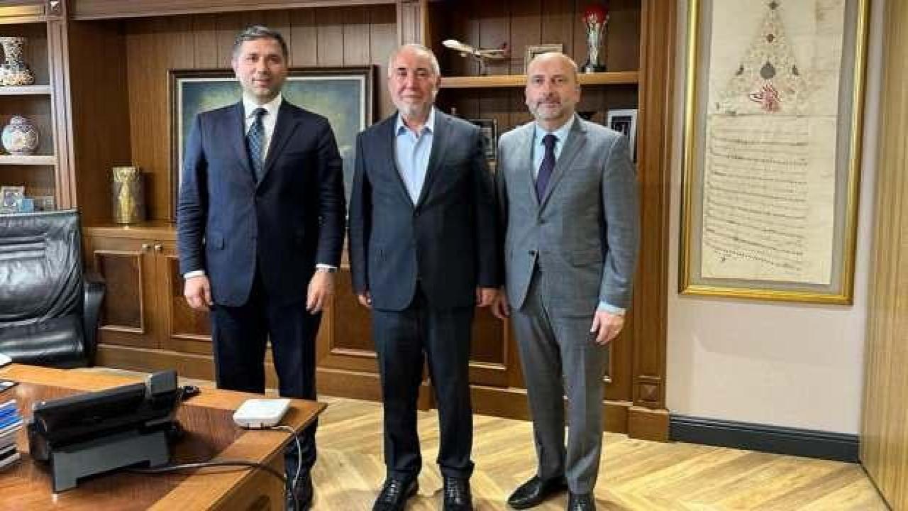 Sırakaya ve Üçüncü'den Kanal 7 Medya Grubu'na nezaket ziyareti