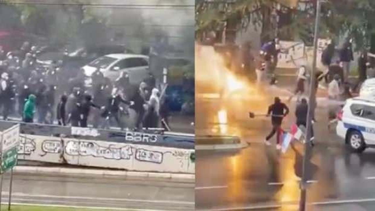 Sırbistan'da LGBT karşıtlarına polis müdahalesi
