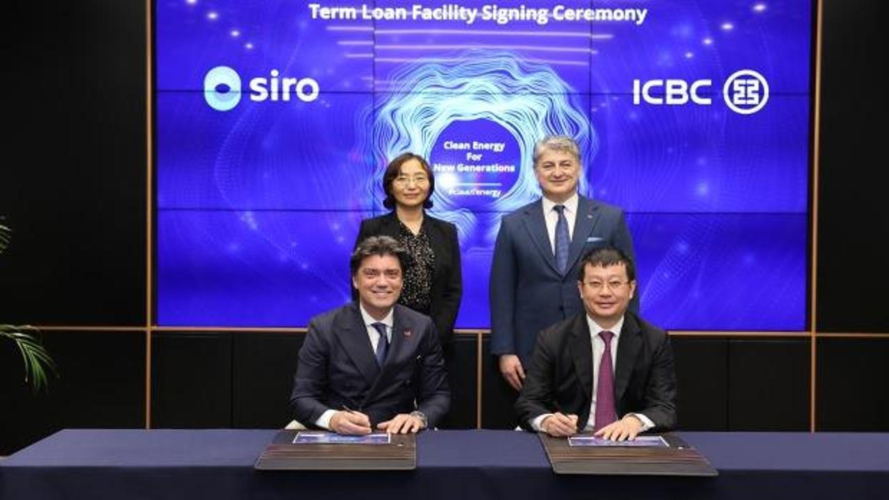 Siro, ICBC Turkey ile uzun vadeli  yatırım kredisi anlaşması imzaladı!