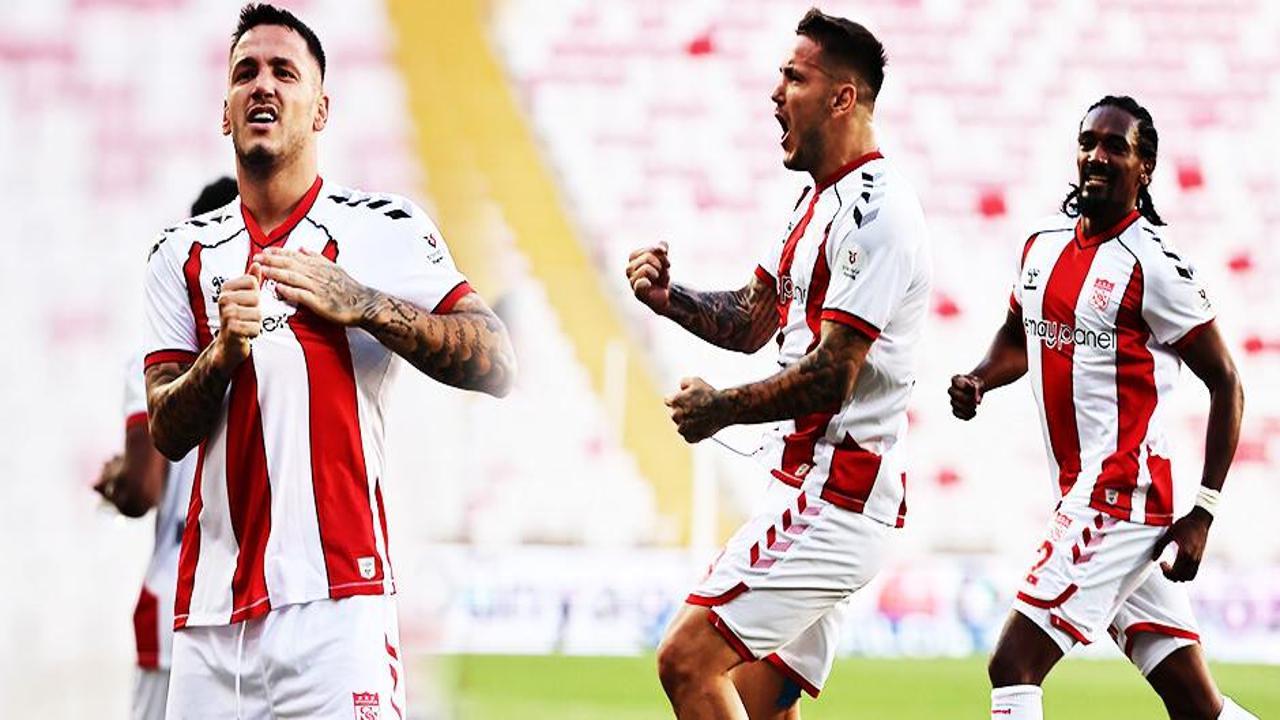 Sivas'ta 5 gollü maç! 10 kişiyle galip geldiler