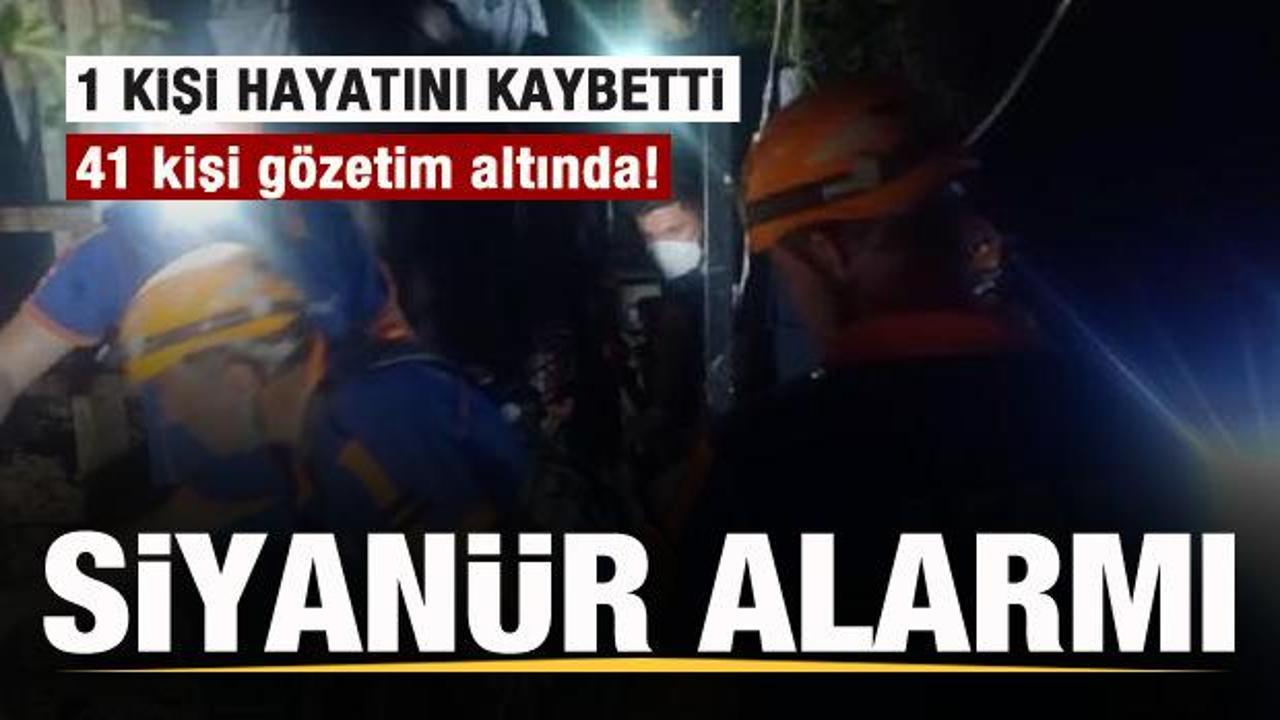 Siyanür alarmı: 1 kişi yaşamını yitirdi, 41 kişi gözetim altında!