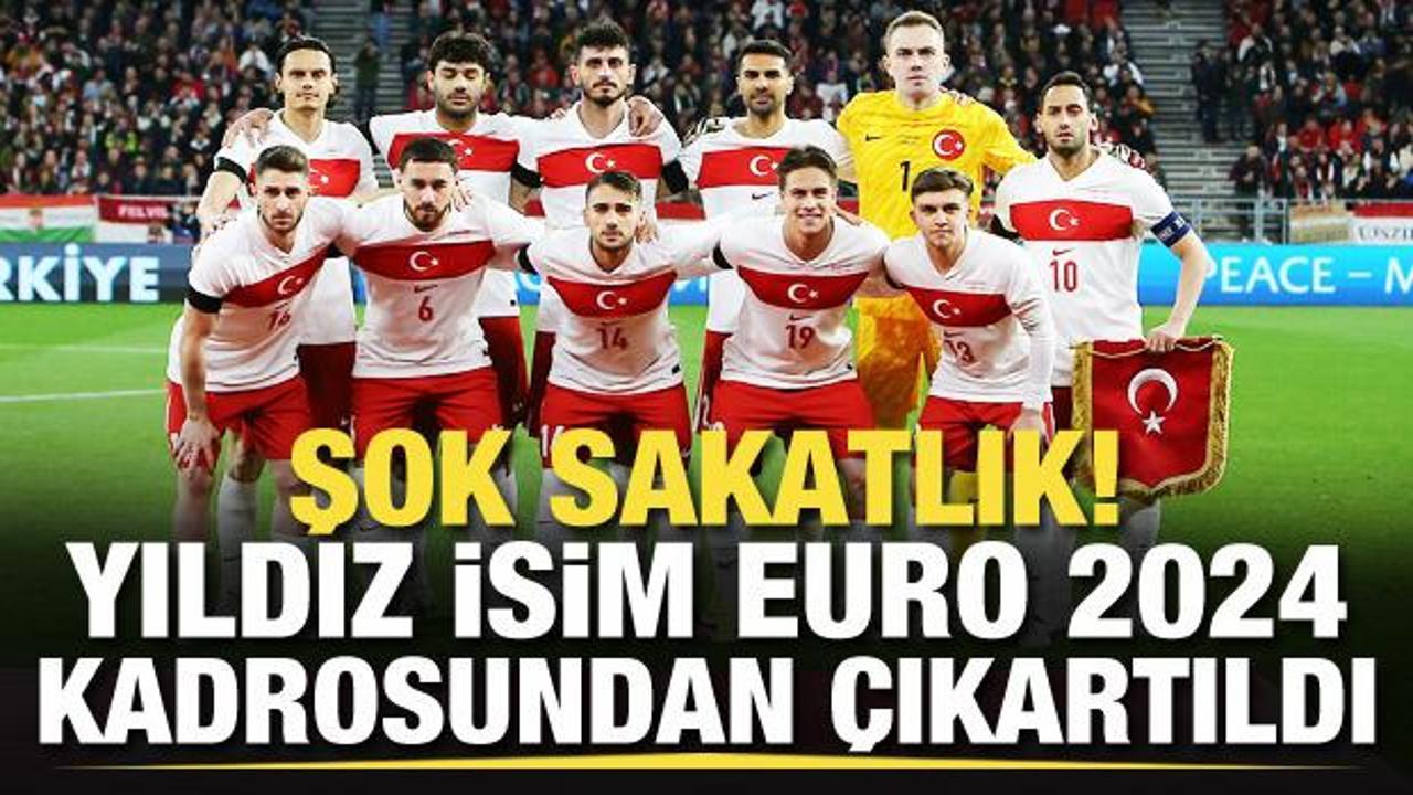 Şok sakatlık! Yıldız isim EURO 2024 kadrosundan çıkartıldı