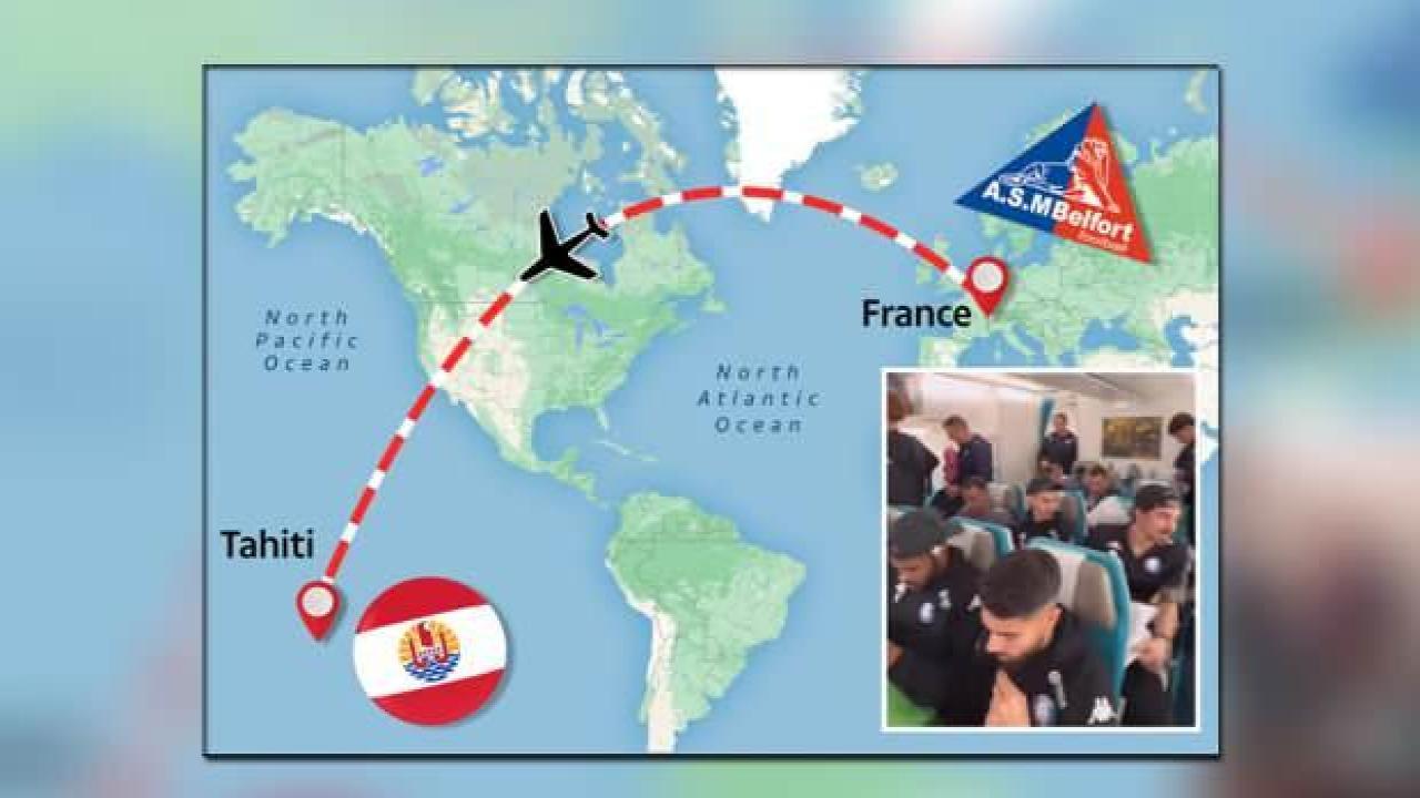 Sömürgeci zihniyetin karanlık tarafı! Fransız ekibi Kupa maçı için 15 saat yol çekip Tahiti'ye uçtu