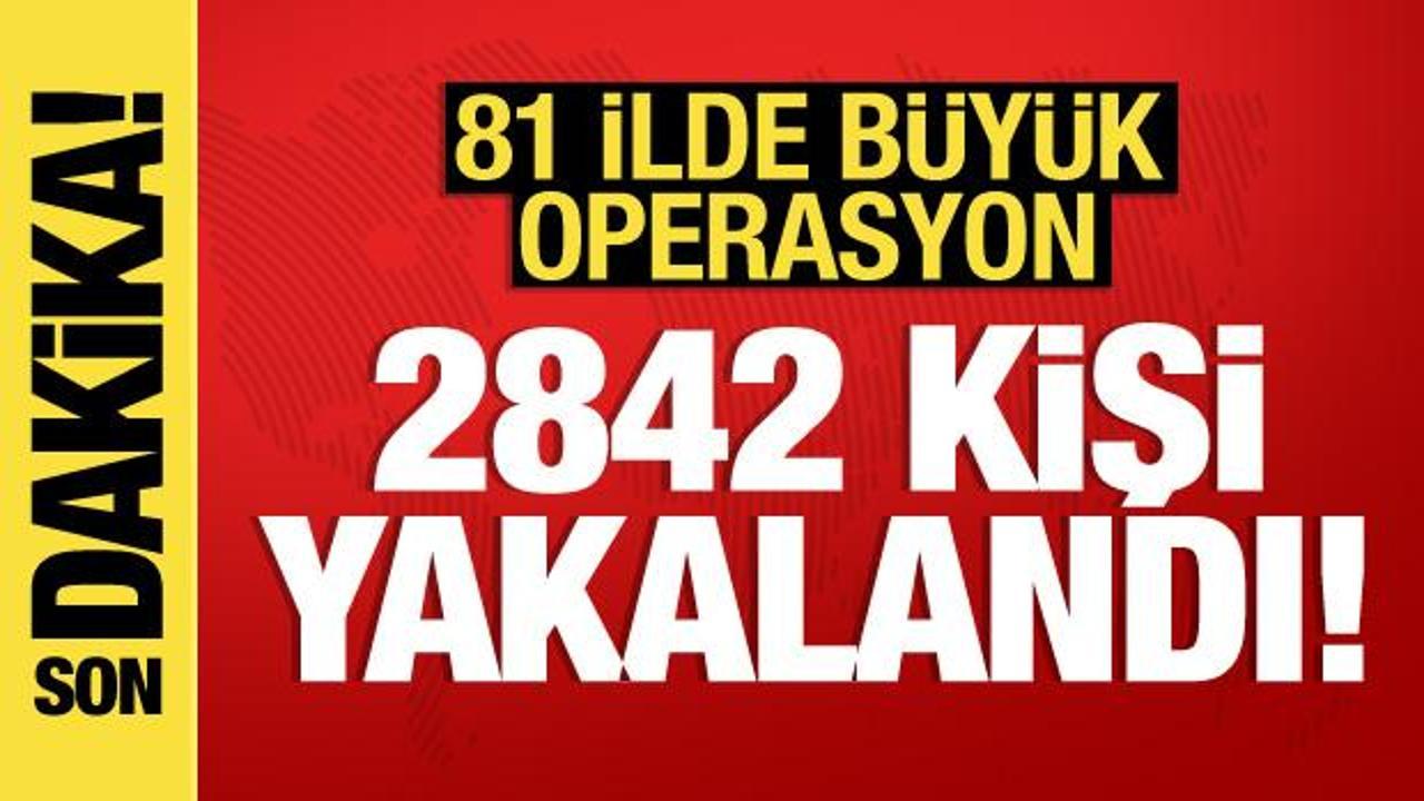 Son 3 günde 2 bin 842 firari yakalandı