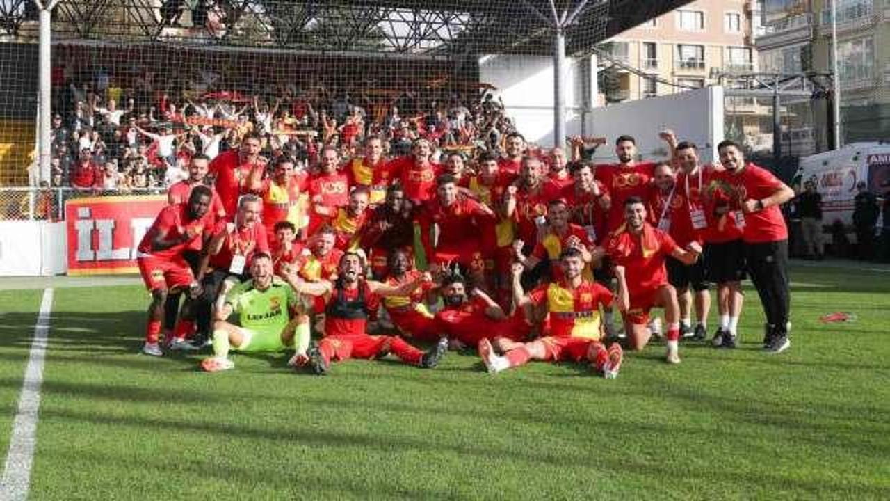 Son 5 maçını kazanan Göztepe, 1. Lig'de averajla ikinci sıraya yükseldi