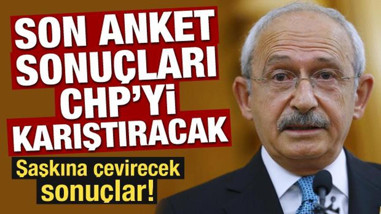 Son anket sonuçları CHP'yi karıştıracak! Şaşkına çeviren sonuç