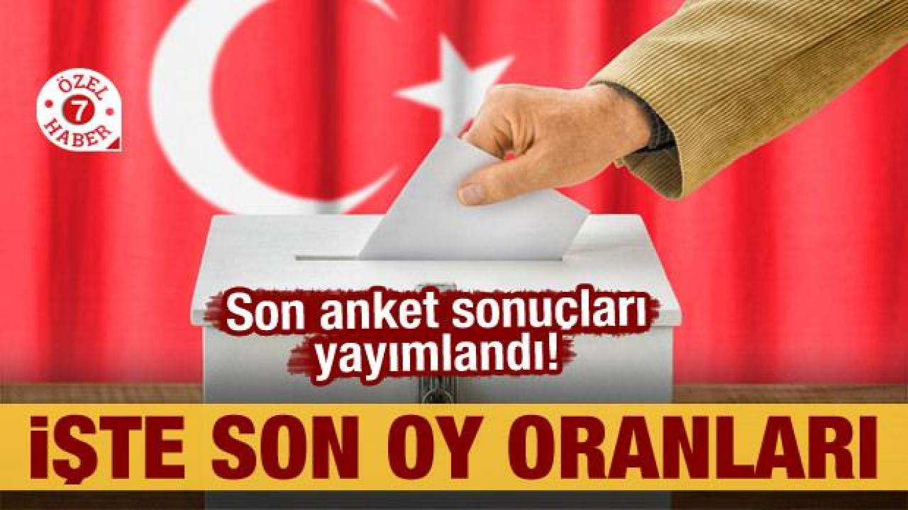 Son anket yayımlandı! İşte adayların oy oranları