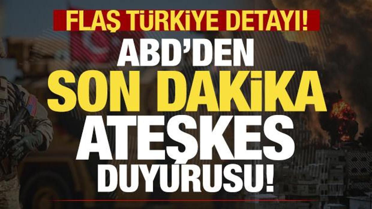 Son dakika: ABD duyurdu! Gazze'de sürpriz ateşkes gelişmesi! Flaş Türkiye detayı