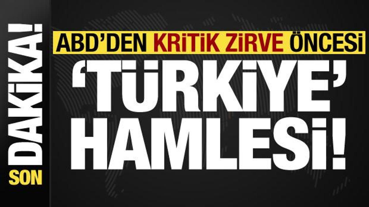 Son dakika: ABD'den kritik zirve öncesi 'Türkiye' hamlesi! Ses Yunan'dan gelmişti...