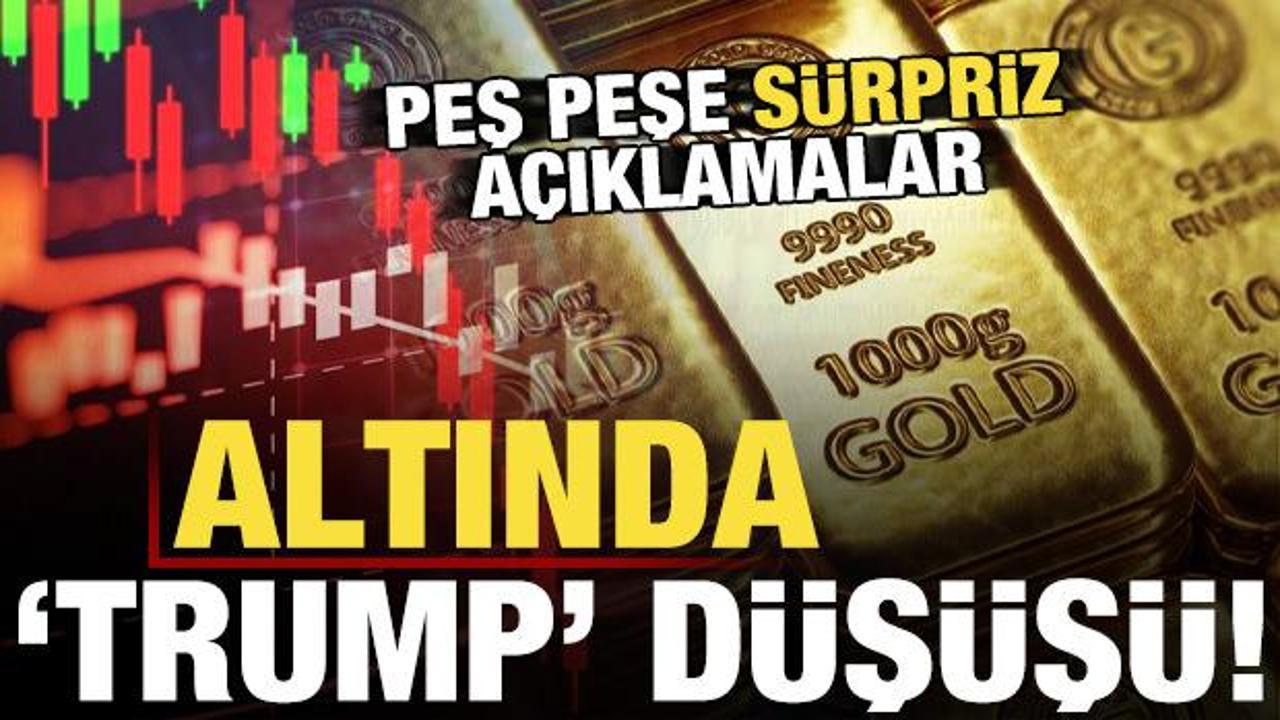 Son dakika: Altında 'Trump' düşüşü! İşte son durum...