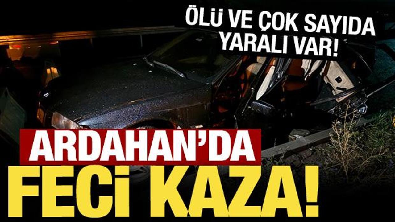 Son Dakika... Ardahan'da feci kaza: 1 kişi öldü, 11 kişi yaralandı!
