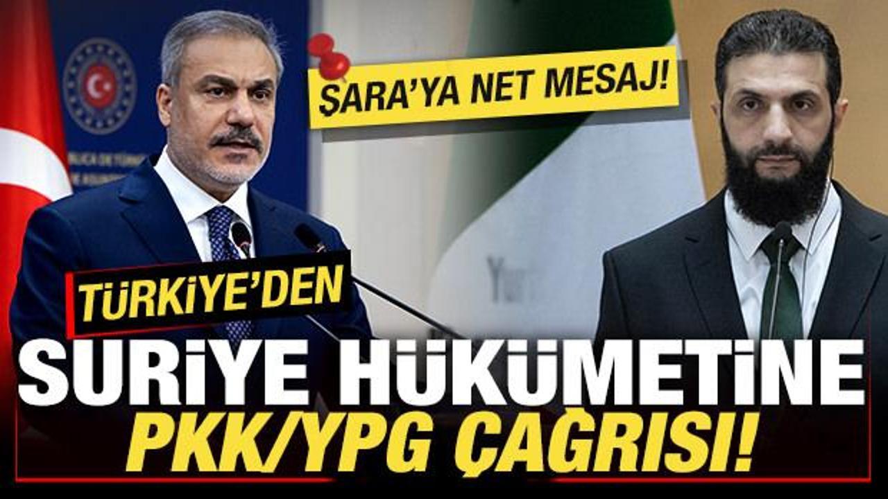 Son dakika: Bakan Fidan'dan Suriye'ye son dakika PKK/YPG çağrısı! Şam'a net mesaj
