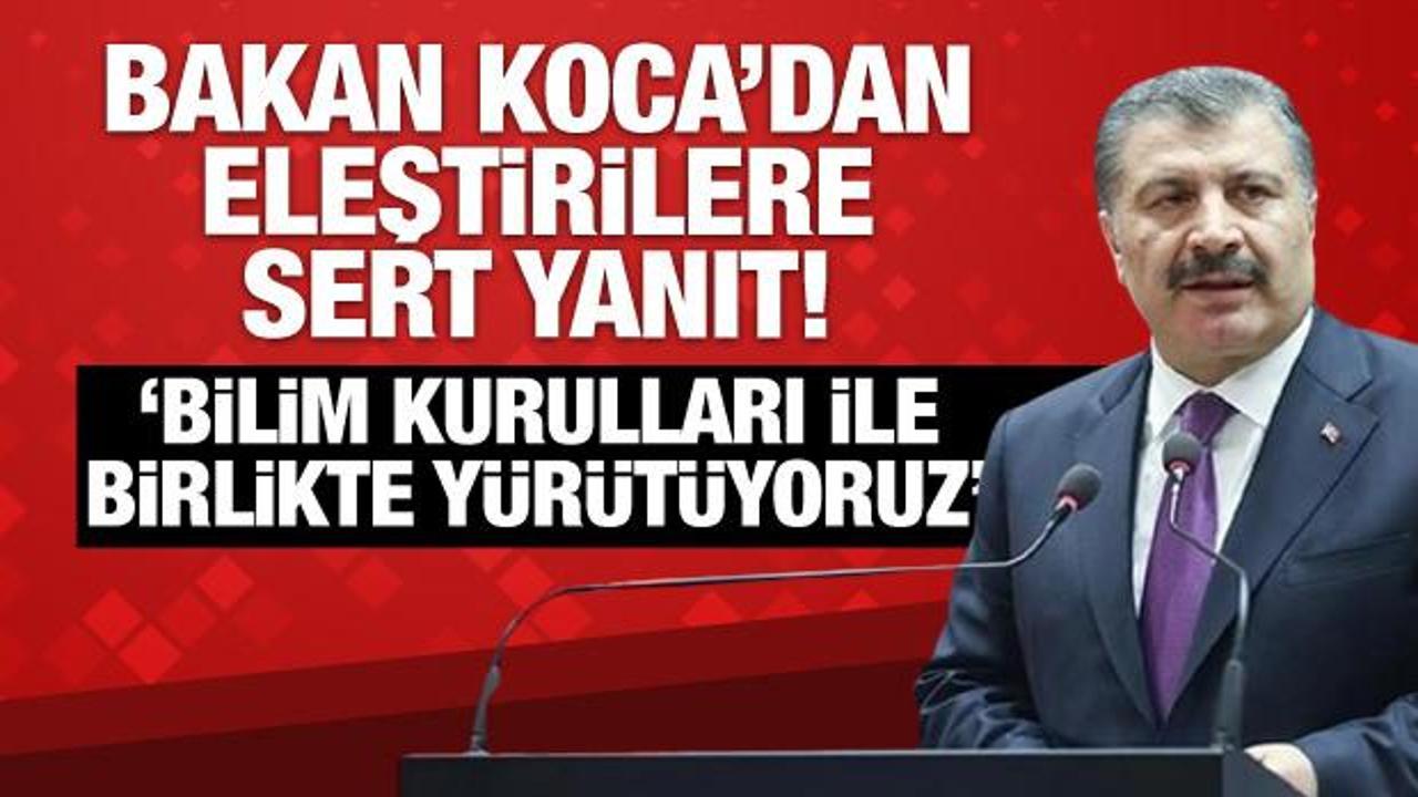 Son Dakika: Bakan Koca'dan aşı karşıtlığı eleştirilerine sert yanıt!