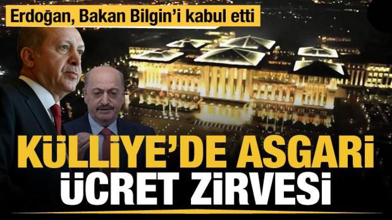 Son dakika... Beştepe'de asgari ücret zirvesi