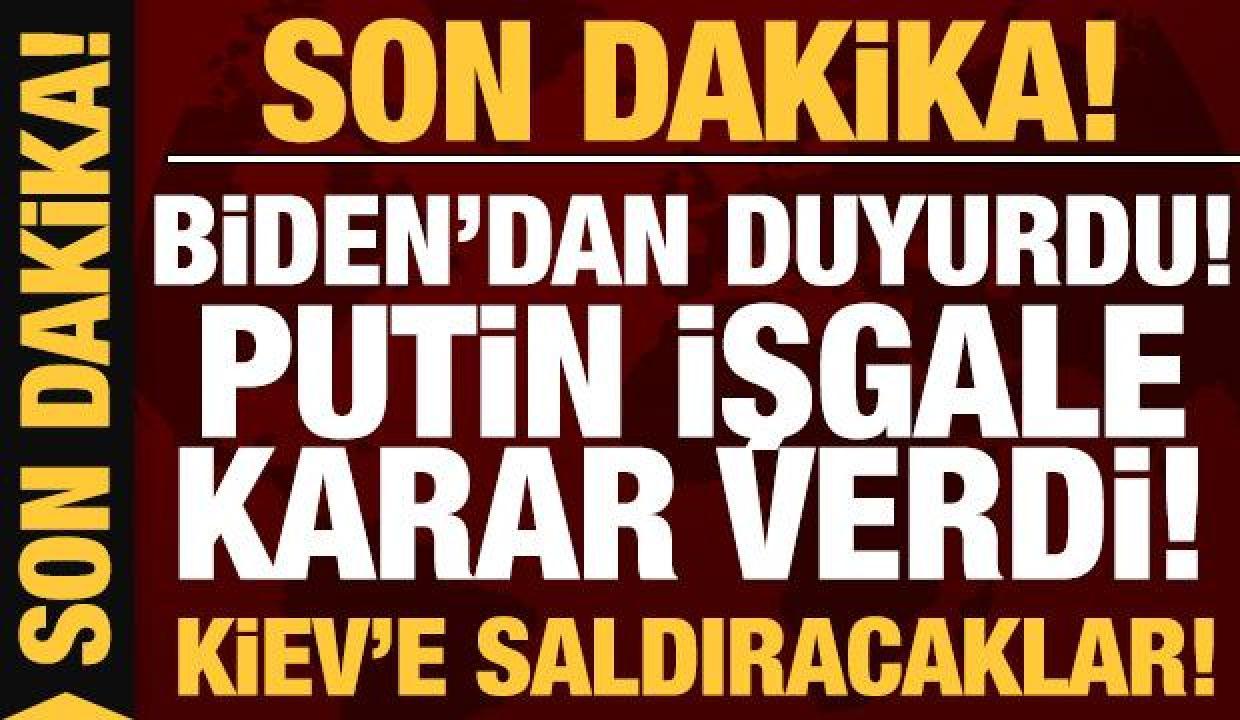 Son dakika: Biden'dan flaş Rusya açıklaması!