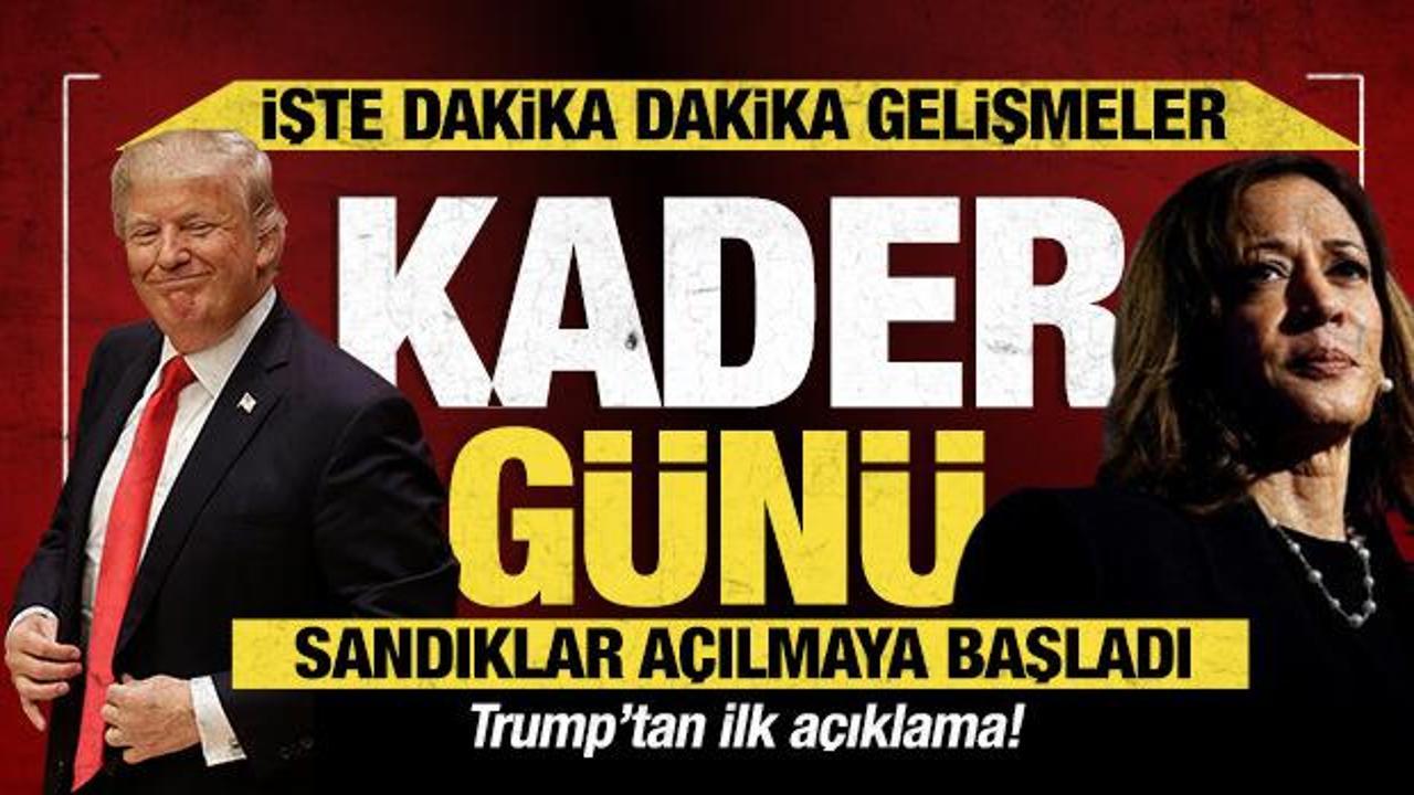 Son dakika... Canlı: ABD seçimleri 2024... Kamala Harris mi önde Donald Trump mı?