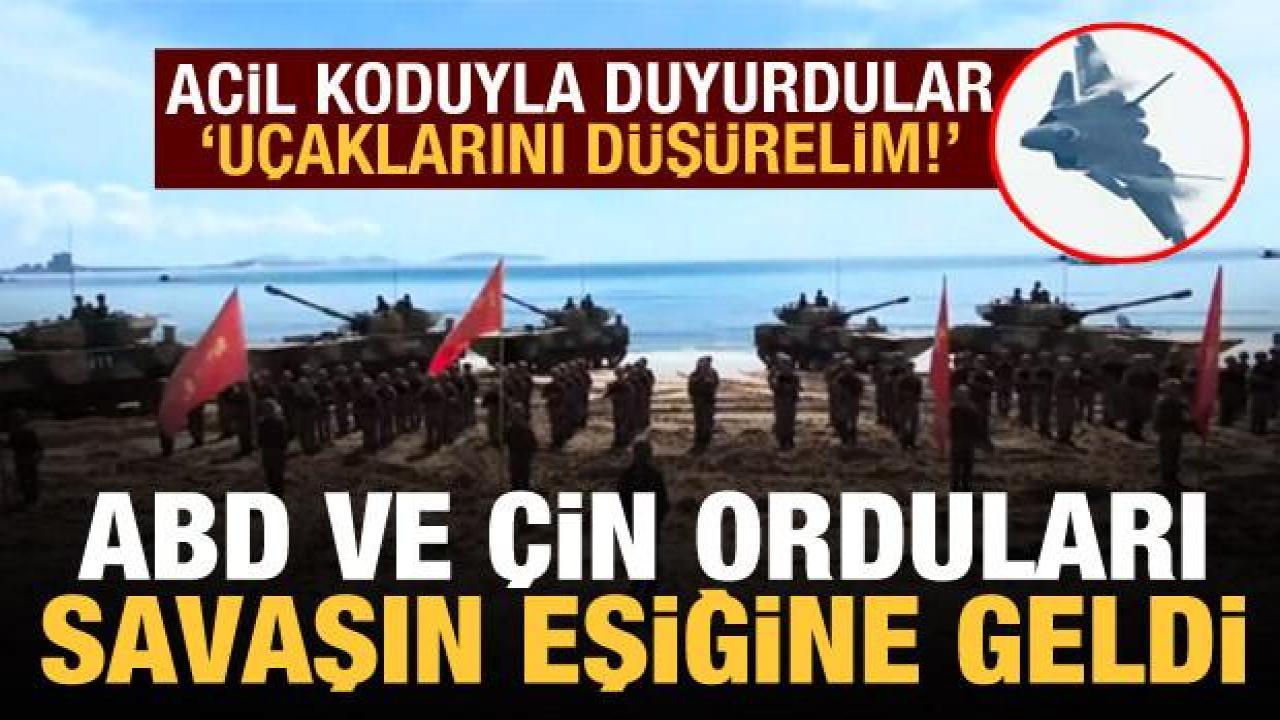 Son dakika... Çin-Tayvan hattında gerilim had safhada: 