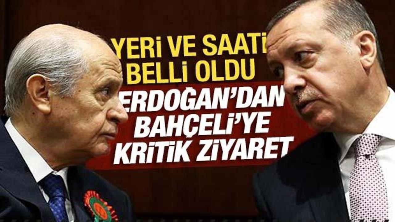 SON DAKİKA: Cumhurbaşkanı Erdoğan ile Bahçeli görüşecek