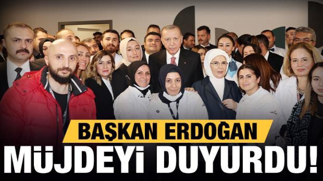 Son dakika: Cumhurbaşkanı Erdoğan'dan sağlık çalışanlarına müjde!