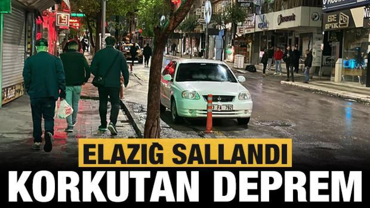Son dakika: Elazığ'da 4.6'lık deprem!
