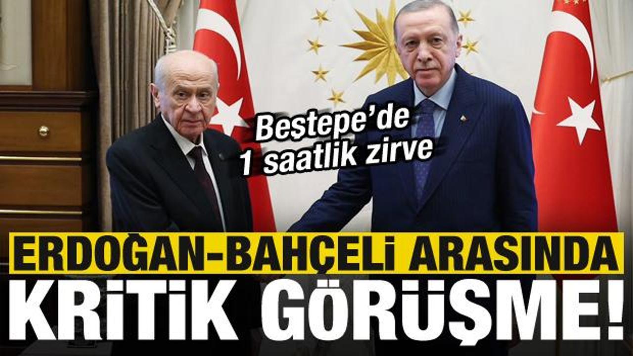 Son dakika: Erdoğan-Bahçeli arasındaki kritik görüşme başladı!
