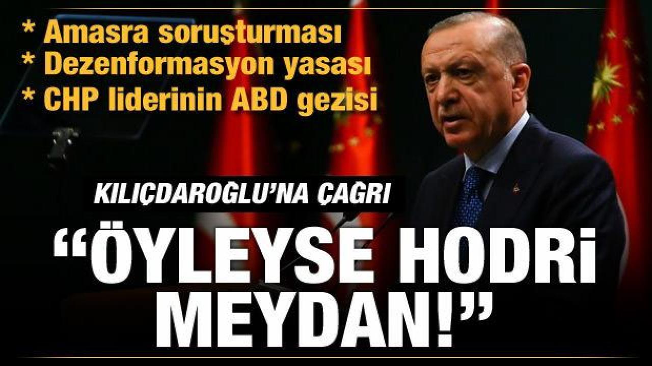 Son Dakika... Erdoğan'dan Kılıçdaroğlu'na çağrı: Yüreğin varsa çık karşıma!