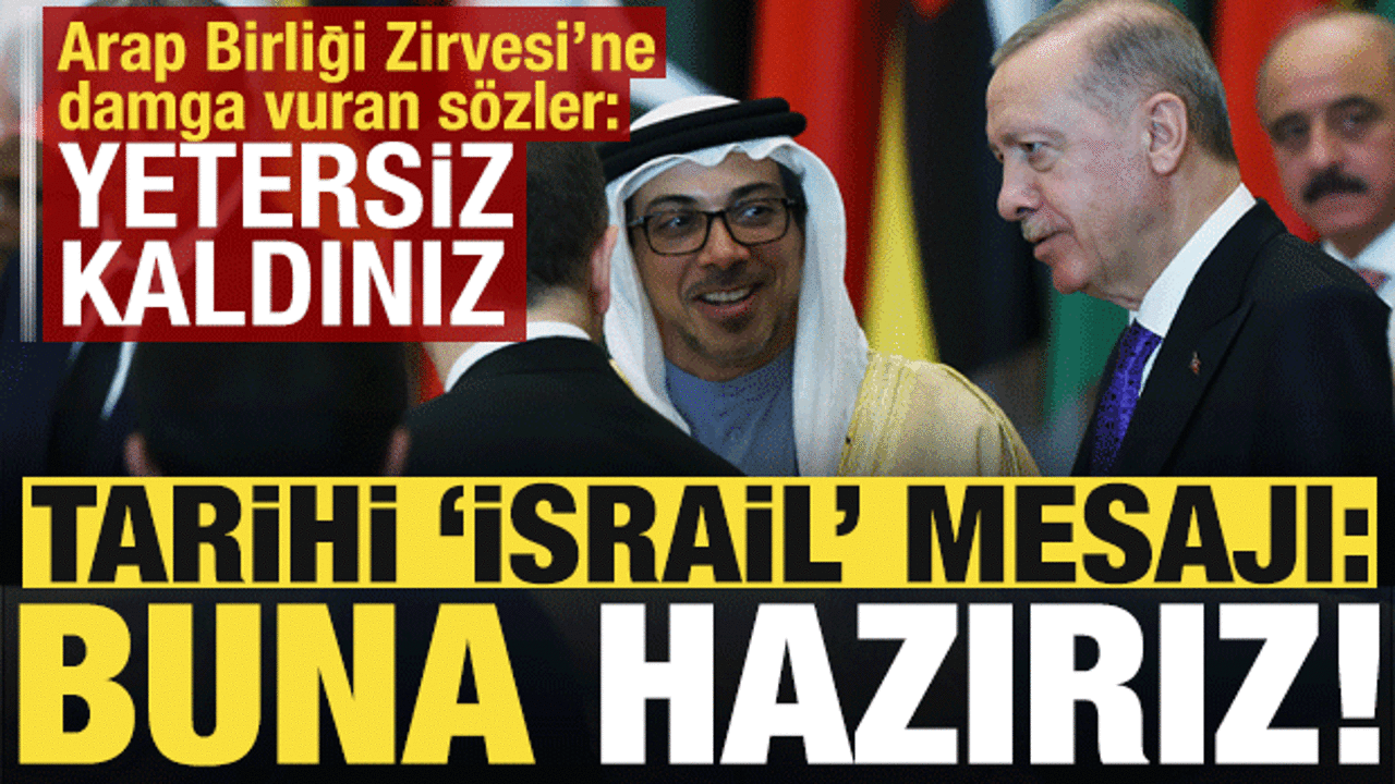 Son dakika... Erdoğan'dan Riyad'da dünyaya tarihi 'İsrail' mesajı: Buna hazırız!