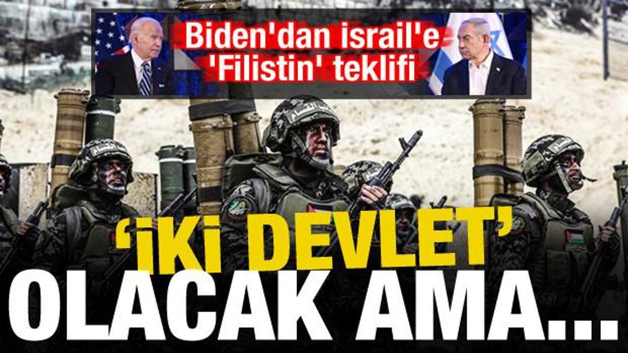 Son dakika haberi: Biden'dan İsrail'e 'Filistin' teklifi: İki devlet olacak ama...