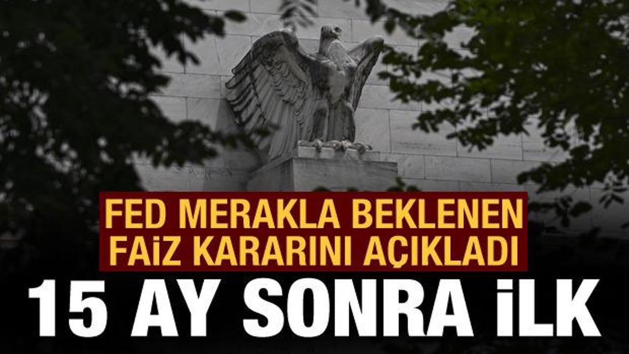 Son dakika haberi: Fed, politika faizini sabit tuttu