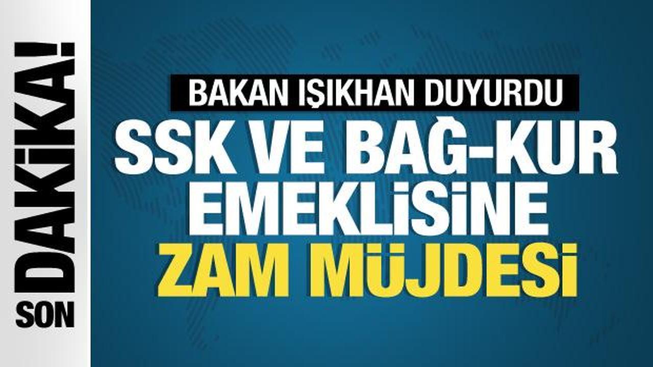SON DAKİKA HABERİ: SSK ve Bağ-Kur emekli zammı yüzde 49,25 oldu
