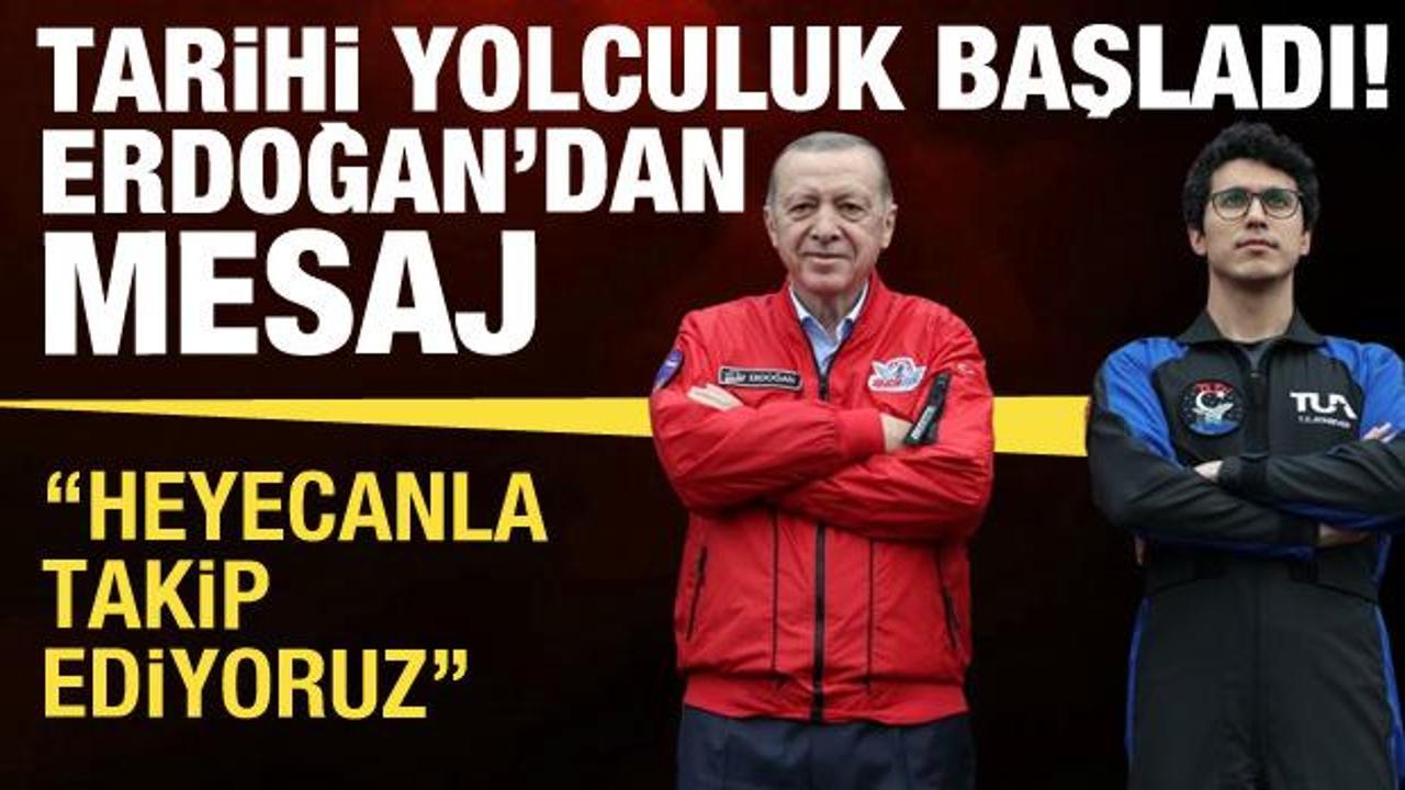 Son dakika: İkinci uzay misyonu için kalkış gerçekleşti!