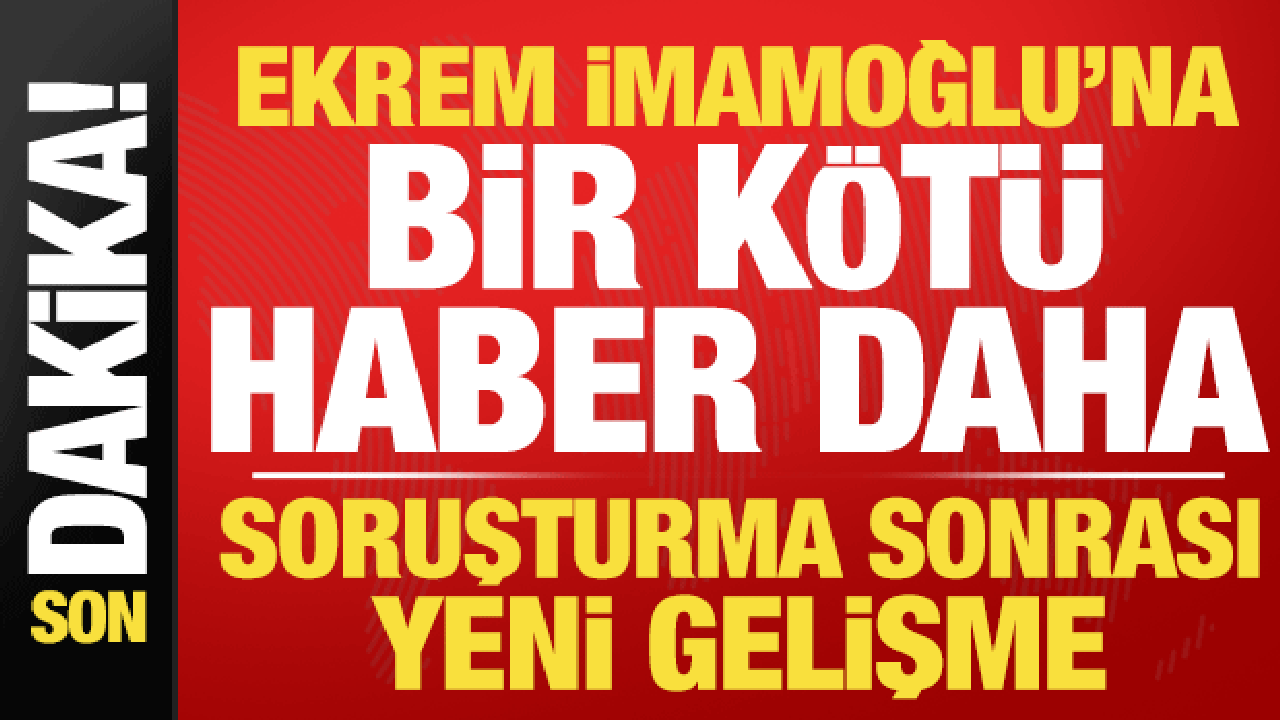 Son dakika: İmamoğlu'na soğuk duş: Bugün konuşmuştu, harekete geçildi! İfadeye de çağrıldı