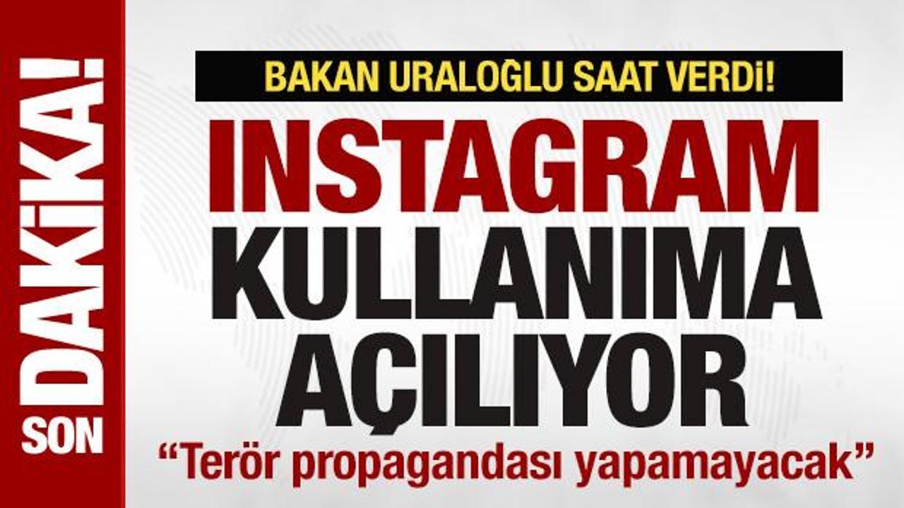 Son dakika: Instagram yeniden kullanıma açılıyor! Bakan Uraloğlu saat verdi...