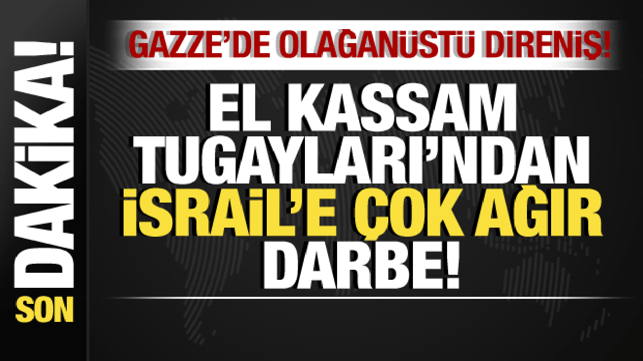 Son dakika İsrail-Filistin savaşı: Hamas'tan, İsrail'e çok ağır darbe! Hepsi imha edildi