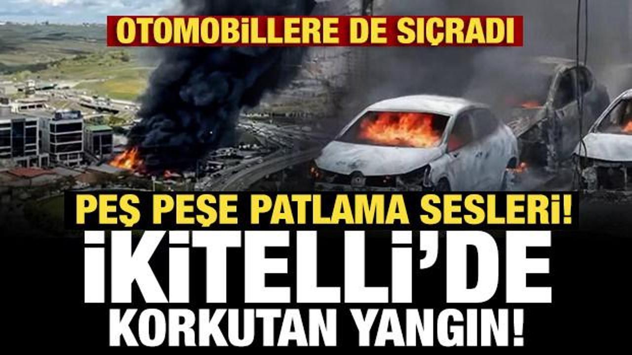 Son Dakika: İstanbul İkitelli'deki kimya deposundaki yangın söndürüldü!