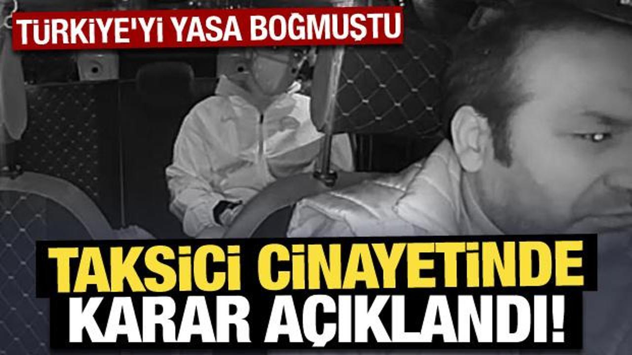 Son Dakika: İzmir'deki taksici cinayetinde karar açıklandı!