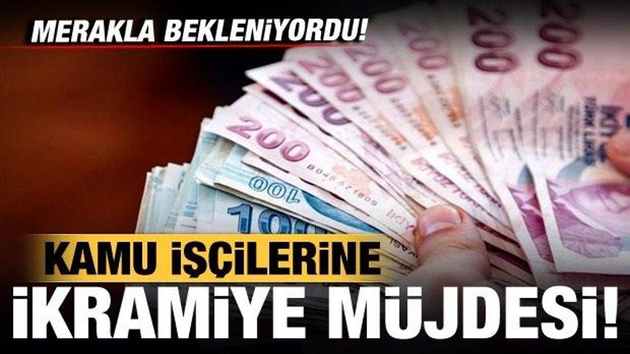 Son dakika: Kamu işçilerine Kurban Bayramı önce ikramiye müjdesi!