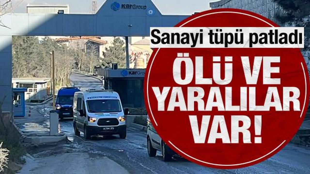 Son Dakika: Kocaeli'nde sanayi tüpü patladı: Ölü ve yaralılar var!