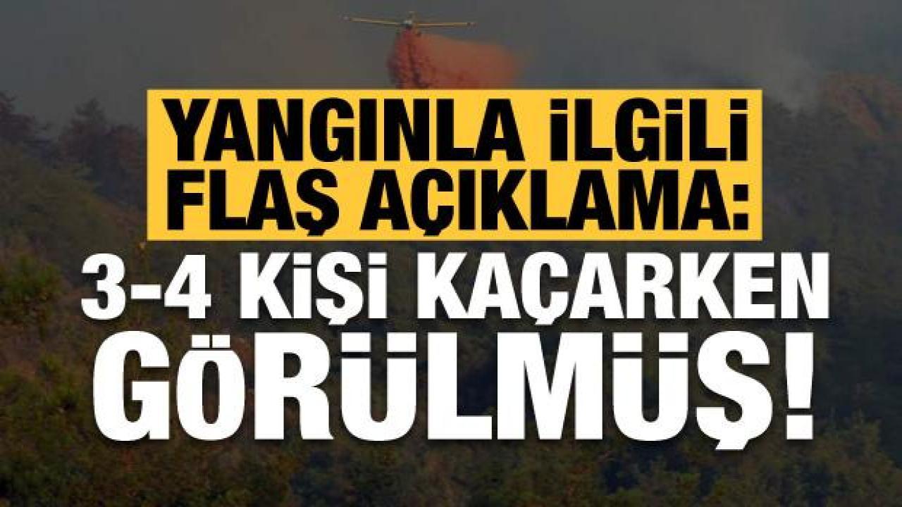 Son dakika: Marmaris'teki yangınla ilgili flaş açıklama: 3-4 kişi kaçarken görülmüş...