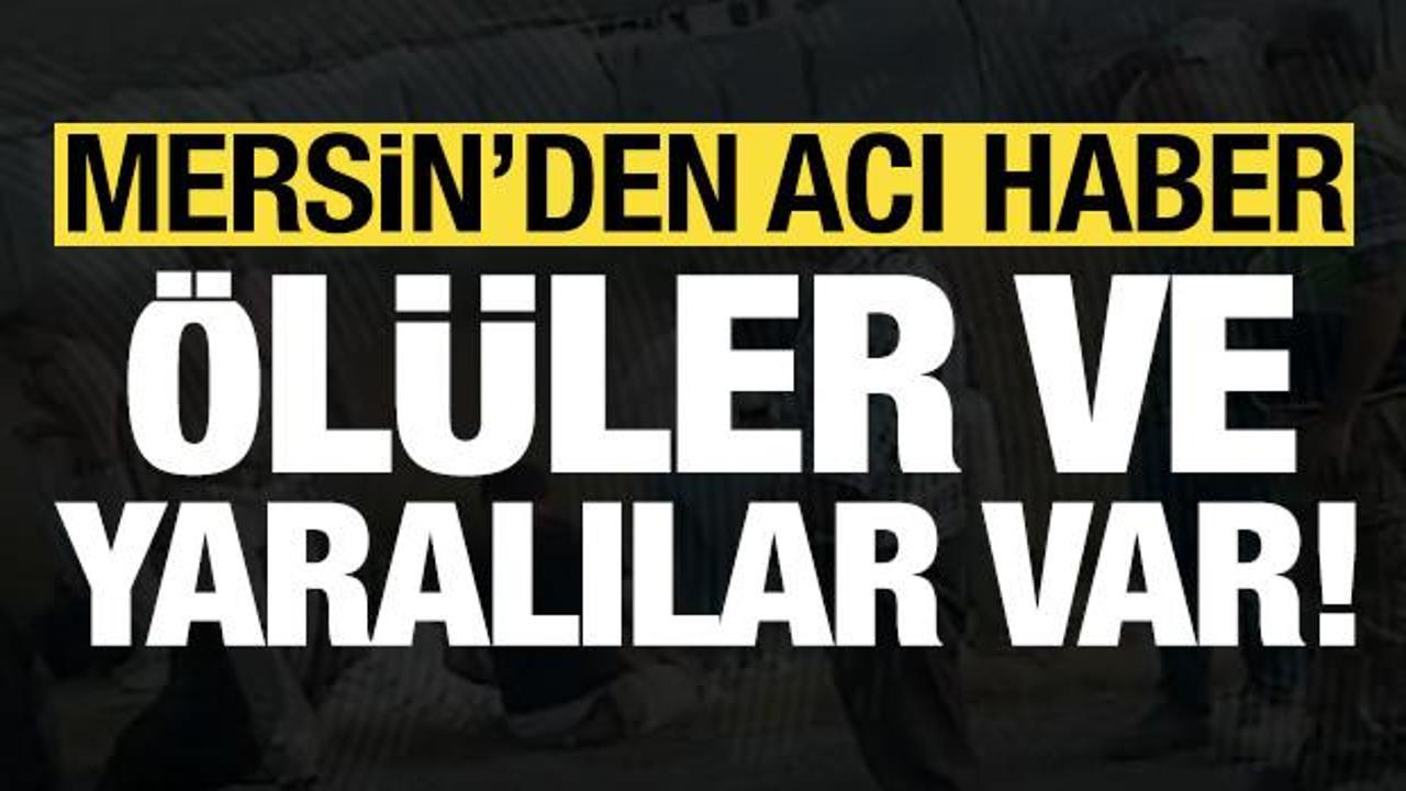 Son dakika... Mersin'de zincirleme kaza: 2 ölü, 35 yaralı var!