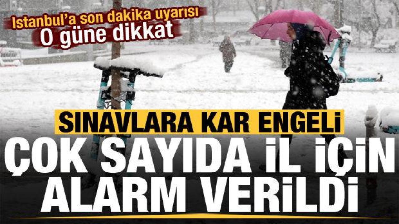 Son dakika: Meteoroloji'den birçok ile kuvvetli kar uyarısı! İstanbul'da o güne dikkat...