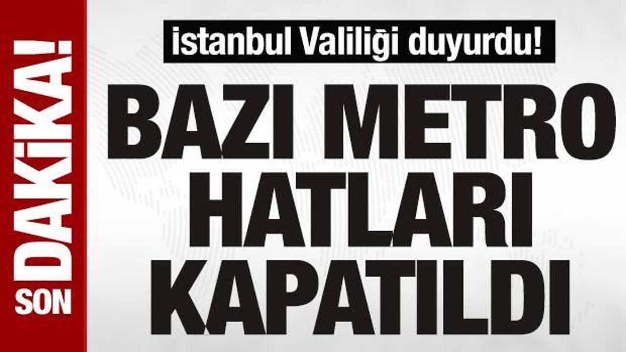 SON DAKİKA! Metronun Taksim durağı ile Taksim-Kabataş Füniküler hattı kapatıldı
