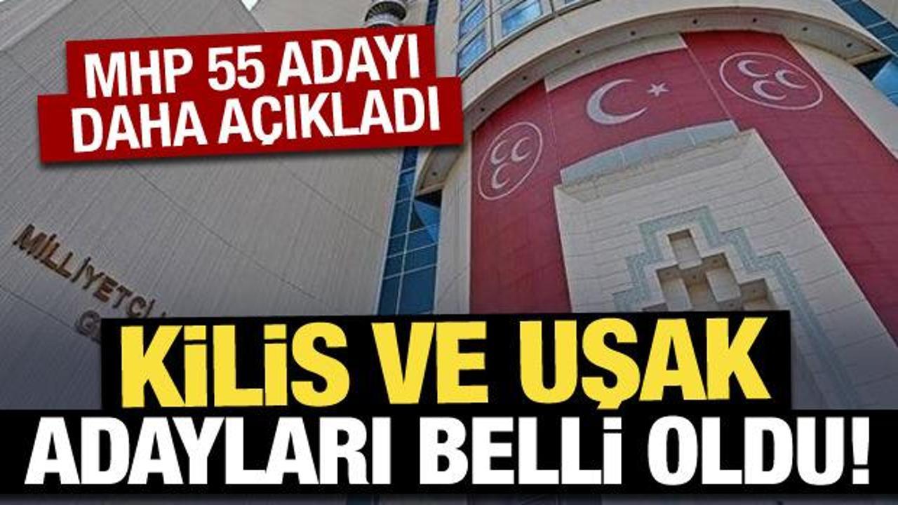 Son Dakika: MHP, 2'si il olmak üzere 55 belediye başkan adayını daha açıkladı!