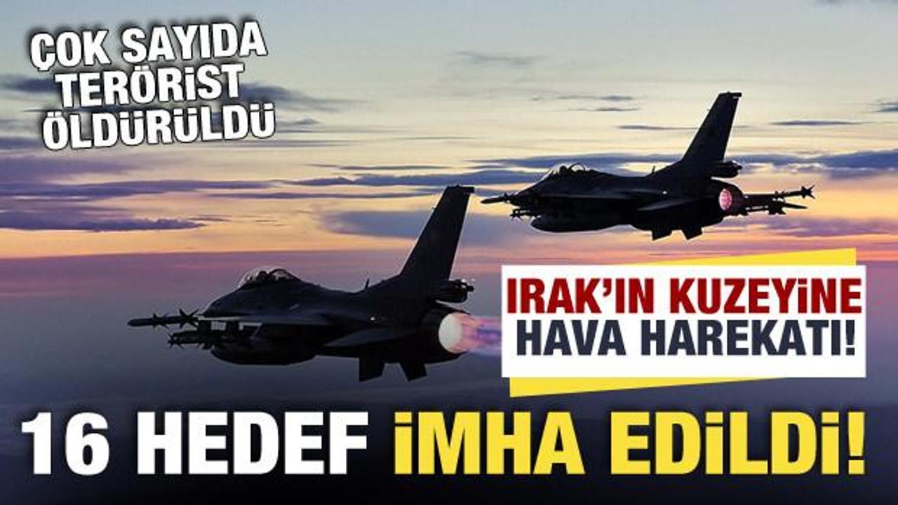 Son dakika: MSB duyurdu: Irak'ın kuzeyine hava harekatı! 16 hedef vuruldu