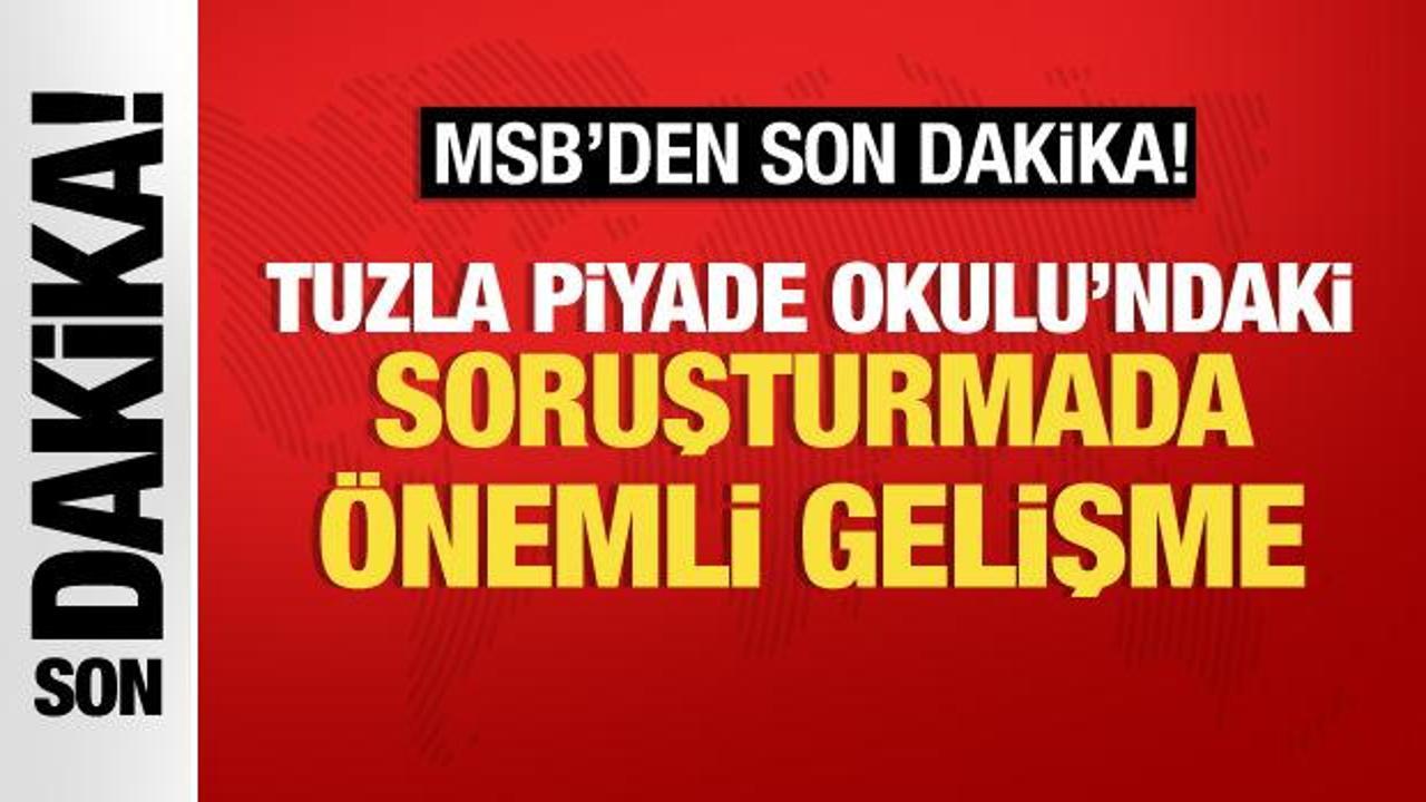 Son Dakika! MSB, Tuzla Piyade Okulu’ndaki soruşturmaya ilişkin kararı açıkladı