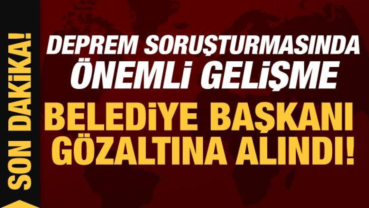 Son Dakika: Nurdağı Belediye Başkanı Ökkeş Kavak gözaltına alındı!